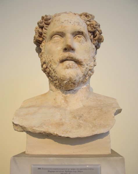 1548 - Archaeological Museum, Athens - Head of a 3rd century kosmetes - Photo by Giovanni Dall'Orto, 2009