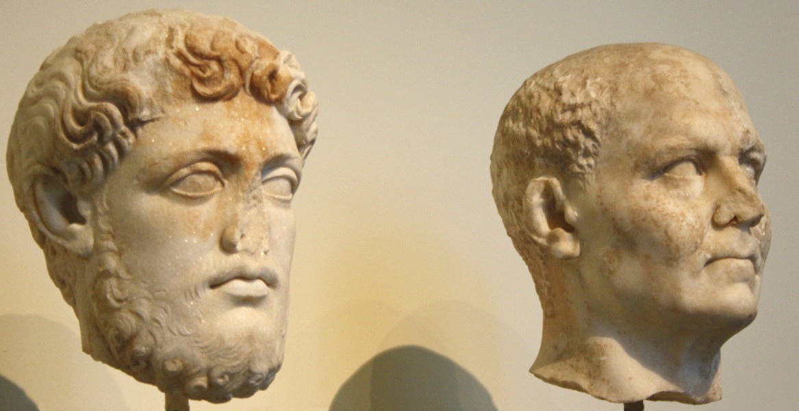 1569a - Archaeological Museum, Athens - Head of two 2nd century kosmetes - Photo by Giovanni Dall'Orto, Nov 11 2009