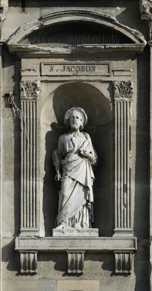 Église Saint-Jacques-et-Saint-Christophe de la Villette, façade 04 S.Jacobus