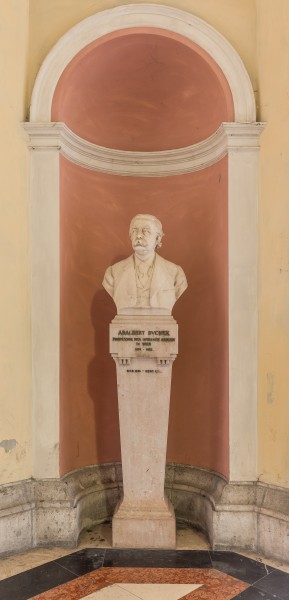 Adalbert Duchek (1842-1882), bust (marble) Nr. 82 in the Arkadenhof of the University of Vienna-