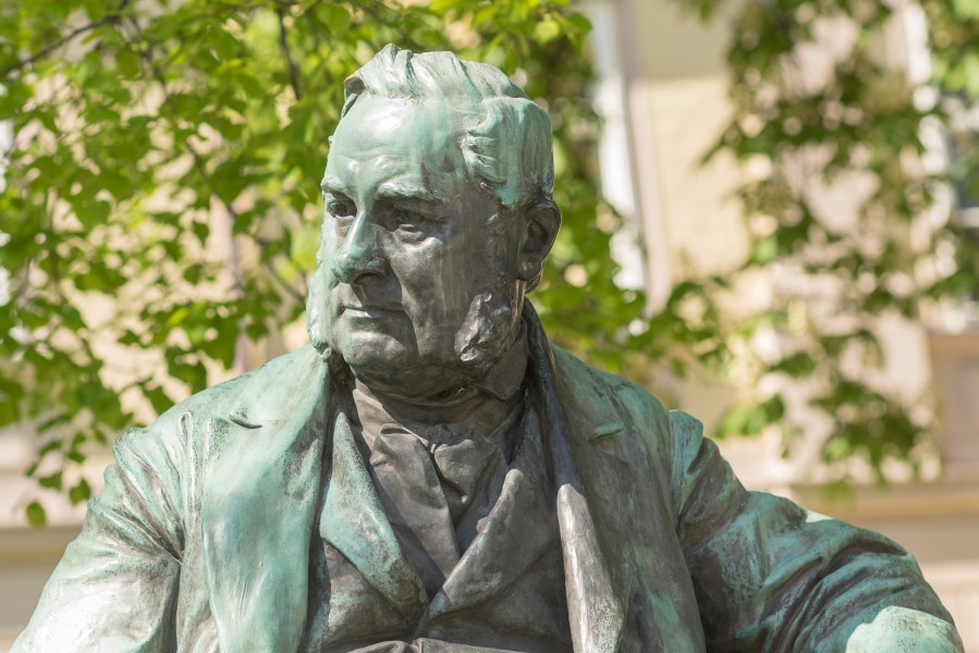 Adalbert Stifter - Stifterdenkmal in Linz - Austria
