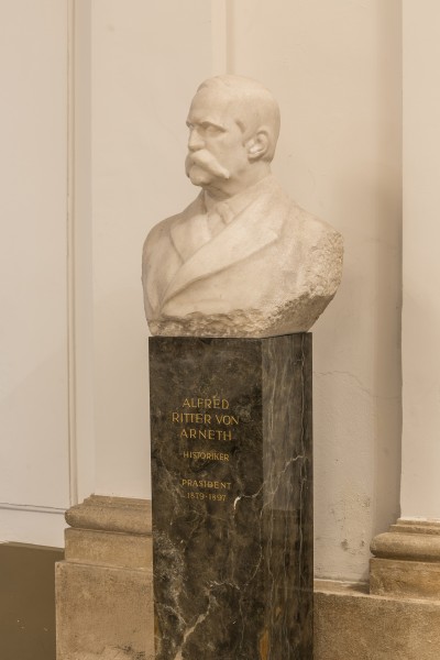 Alfred von Arneth - Bust in the aula of the academy of Sciences, Vienna - hu -8539