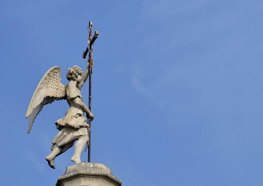 Angel on Church of Merciful Saviour in Kuskovo