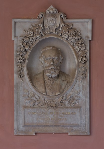 Anton Kerner (Nr. 31) Halfrelief in the Arkadenhof, University of Vienna --2203-Bearbeitet