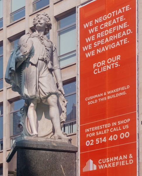 Antwerpen, standbeeld Anthony van Dyck op de Meir IMG 1045 2017-08-27 11.02
