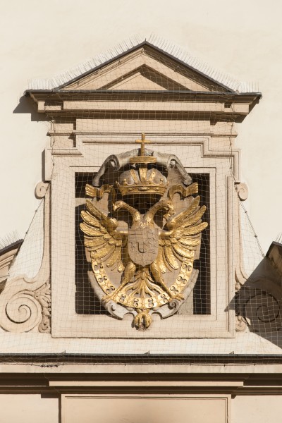 AT-119587 Fassadendetails der Jesuitenkirche in Wien -hu- 8940