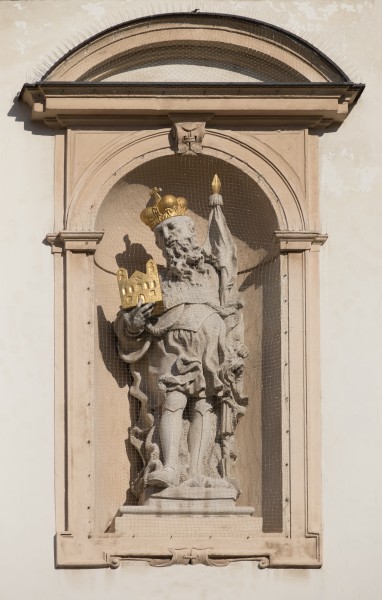 AT-119587 Fassadendetails der Jesuitenkirche in Wien -hu- 8943