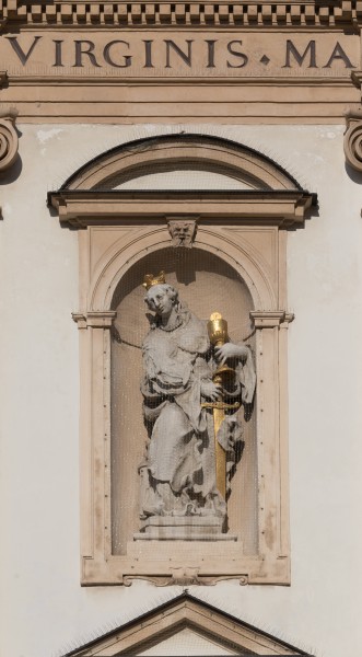 AT-119587 Fassadendetails der Jesuitenkirche in Wien -hu- 9059