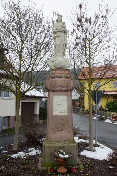 Bad Kissingen, Hausen, Klosterweg, Gefallenendenkmal-001