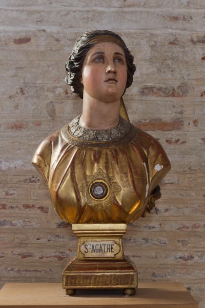 Basilica of Saint-Sernin - Bust of Saint Agatha