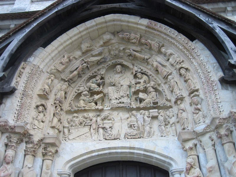 Basilique Saint Benoit sur Loire tympan