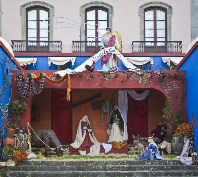 Belén en la plaza del Ayuntamiento, La Orotava, Tenerife, España, 2012-12-13, DD 02