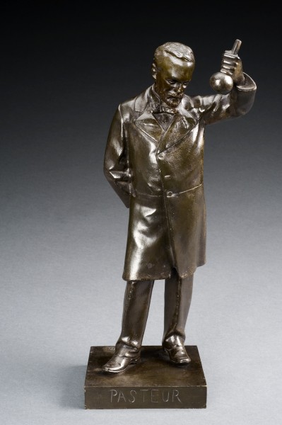 Bronze statue of Louis Pasteur, Europe, 1870-1890 Wellcome L0058252