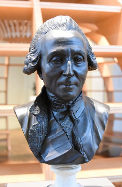 Bust of Jean-Rodolphe Perronet, 1785 CE. From Paris, France. By Jean-Baptiste Pigalle. The Victoria and Albert Museum, London