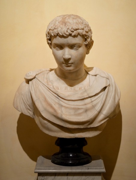 Bust of young boy in Musei Capitolini