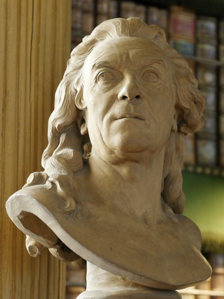 Buste de Buffon par Pajou Bibliotheque Mazarine Paris