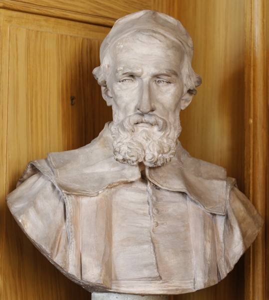 Buste de Nicolas Fabri de Peiresc par Caffieri Bibliotheque Mazarine Paris n1