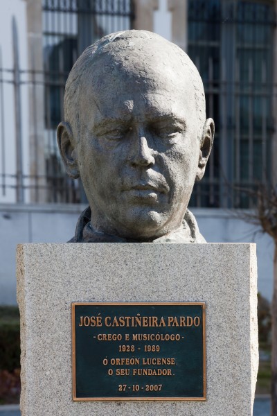 Busto de José Castiñeira Pardo. Lugo. Galiza