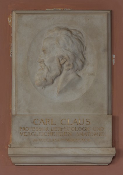 Carl Claus (Nr. 42) Basrelief in the Arkadenhof, University of Vienna-2125