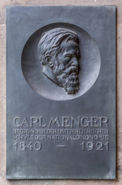 Carl Menger (Nr. 3) Bust in the Arkadenhof, University of Vienna-1329
