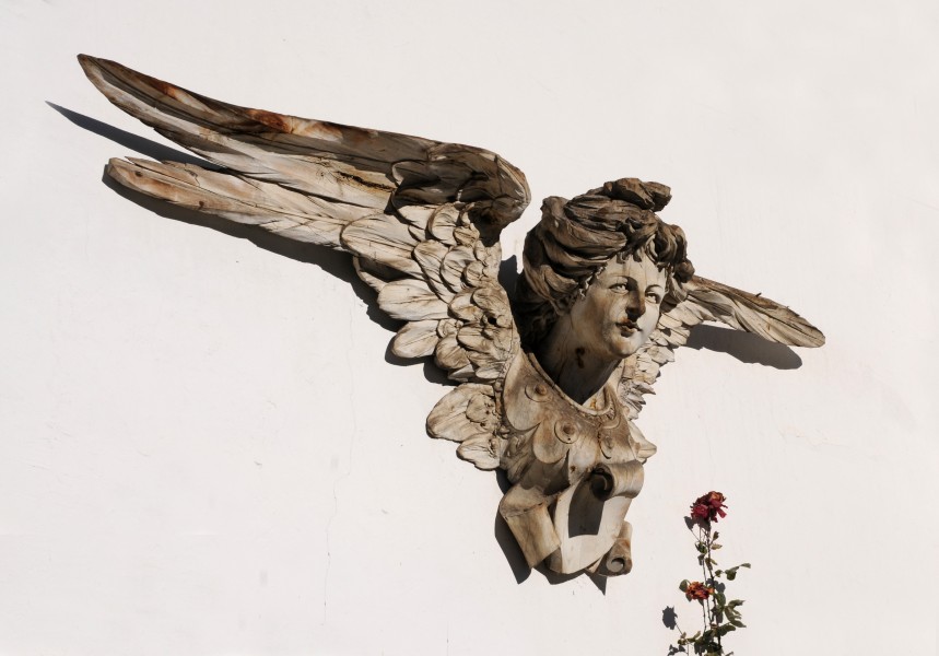 Carved angel - Johann Baptist Moroder-Lusenberg