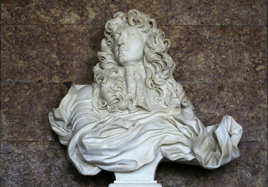 Château de Versailles, salon de Diane, buste de Louis XIV, Bernin (1665) 03