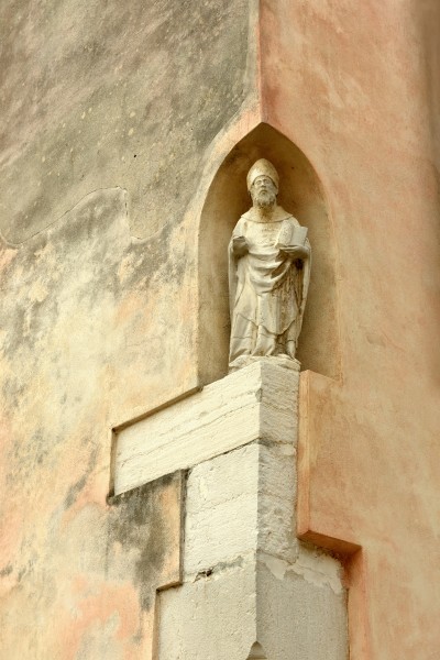 Chiesa di San Marcuola statua di vescovo Venezia