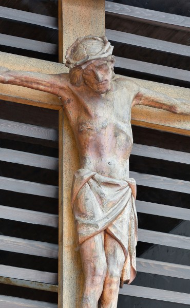 Crucifix Otto Moroder detail