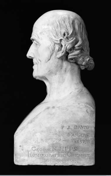 David d'Angers - Samuel Hahnemann bust 01