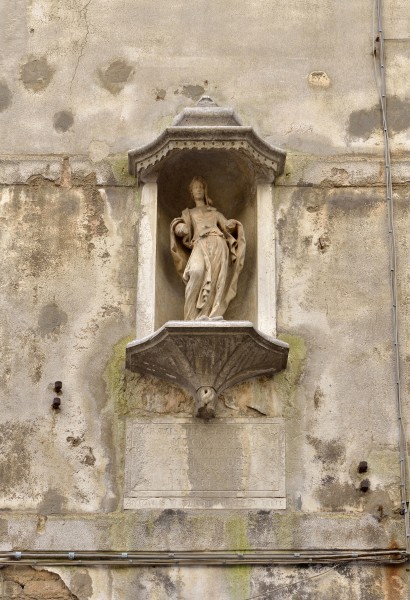 Edicola con Madonna e lapide votiva Antonio Visetti 1737 Venezia