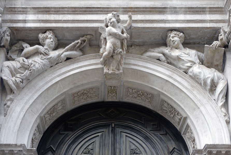 Entrance to Santa Maria di Nazareth in Venice