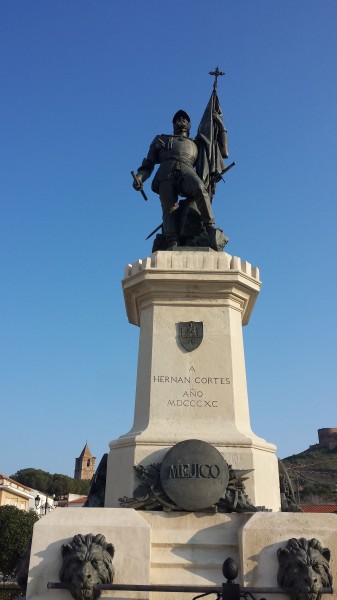 Estatua de Hernán Cortés, Medellín (Spain)