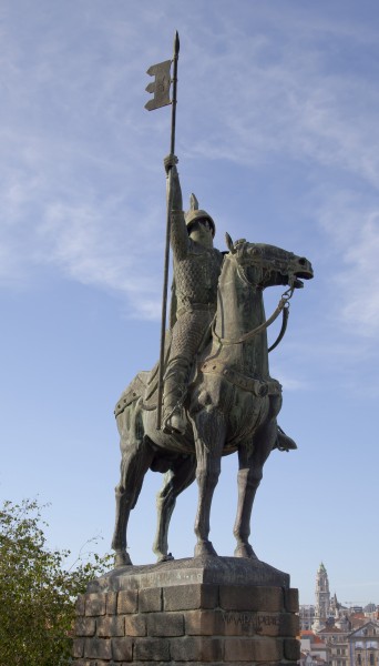Estatua de Vimara Peres, Oporto, Portugal, 2012-05-09, DD 02