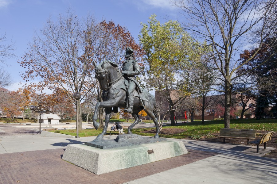 Estatua del General Anthony Wayne, Fort Wayne, Indiana, Estados Unidos, 2012-11-12, DD 02