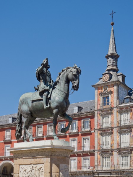 Felipe III - Casa de la Panadería - Plaza Mayor de Madrid - 02