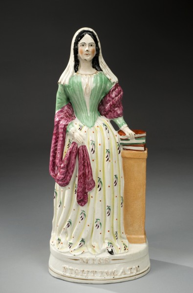Figurine depicting Florence Nightingale, Staffordshire, Engl Wellcome L0058945