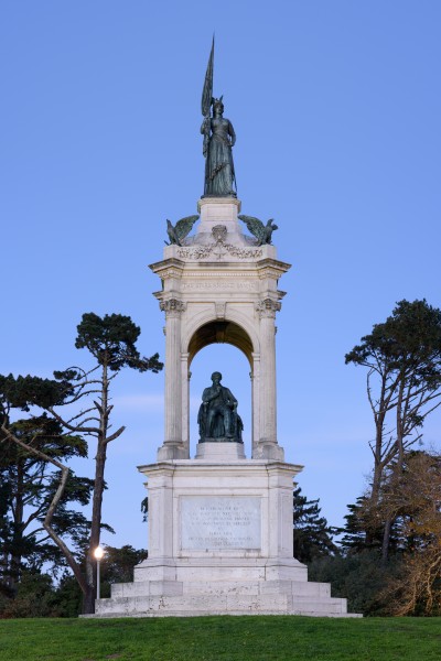 Francis Scott Key Monument San Francisco December 2016 panorama