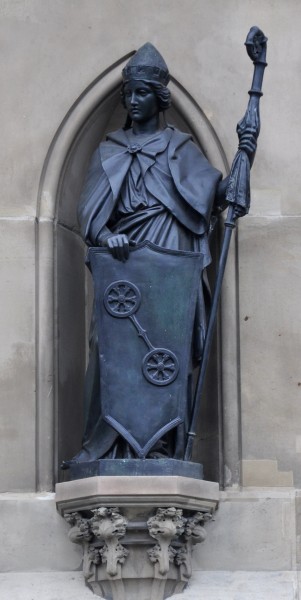 Frankfurt Gutenberg-Denkmal Wappen Mainz