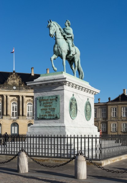 Frederik 5 Amalienborgplads Copenhagen Denmark