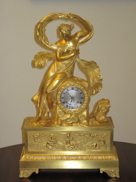 French Empire mantel clock