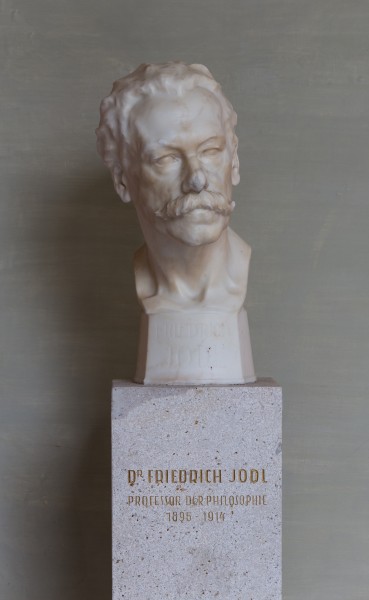 Friedrich Jodl (1849-1914), bust (marble) in the Arkadenhof of the University of Vienna (Nr. 66)-1246