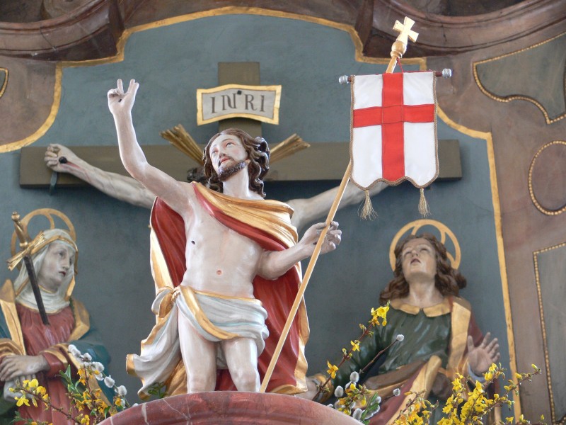 Fronhofen Pfarrkirche Hochaltar Christus