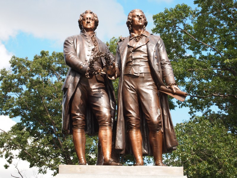 Goethe-Schiller Monument - Syracuse