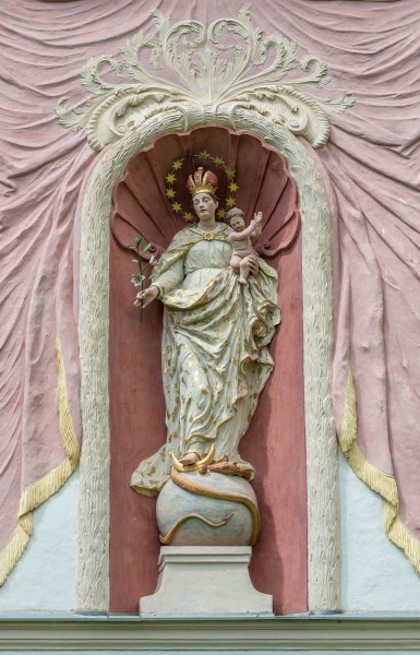 Griffen Stift Pfarrkirche Mariae Himmelfahrt Statue Maria Immaculata 17052016 3147