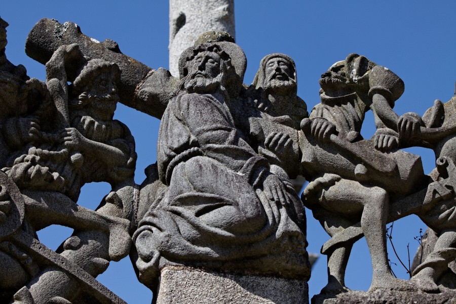 Guimiliau - Enclos paroissial - le calvaire - PA00089998 - 036
