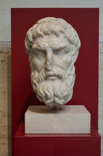 Head of Epicurus in Palazzo Massimo alle Terme (Rome)