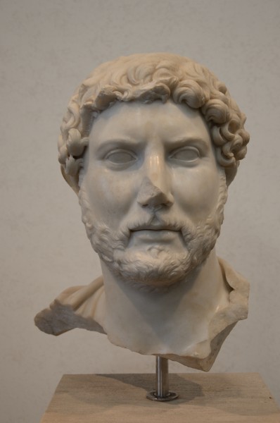 Head of Publius Aelius Traianus Hadrianus in Museo Nazionale Romano