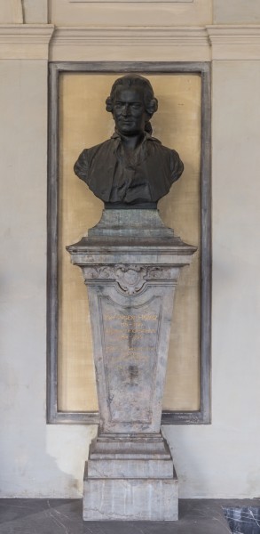 Jan Ingen-Housz (1730-1799), Nr. 37 bust (Bronce) in the Arkadenhof of the University of Vienna-1872