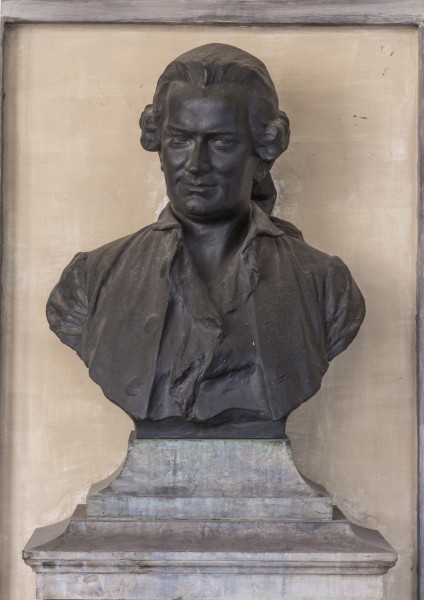Jan Ingen-Housz (1730-1799), Nr. 37 bust (bronze) in the Arkadenhof of the University of Vienna-2168