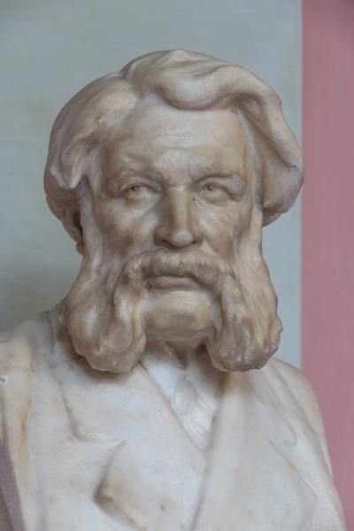 Josef Seegen (1822-1904), Nr. 72 bust (marble) in the Arkadenhof of the University of Vienna-1323